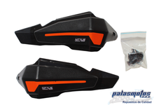 Cargar imagen en el visor de la galería, CORTAVIENTOS PULSAR NS 200 NEGRO CON CALCOMANIAS
