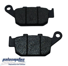 Cargar imagen en el visor de la galería, JUEGO PASTILLAS FRENO PLM TRAS RTX150/AKT250TTADV/CB300R/CB500F/CBR500R