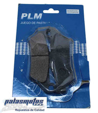 Cargar imagen en el visor de la galería, JUEGO PASTILLAS FRENO PLM DEL PULSAR NS150/ NS160/ DOMINAR400 2018/ TRAS BMW1200RMV