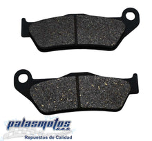 Cargar imagen en el visor de la galería, JUEGO PASTILLAS FRENO PLM DEL PULSAR NS150/ NS160/ DOMINAR400 2018/ TRAS BMW1200RMV