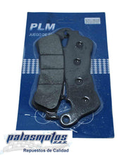 Cargar imagen en el visor de la galería, JUEGO PASTILLAS FRENO PLM DEL CB160F
