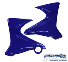 Cargar imagen en el visor de la galería, JUEGO DE ALETAS TANQUE XTZ 125 AZÚL/NEGRO/BLANCO/ROJO
