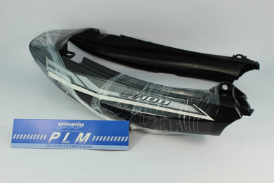 COLA DE SILLIN DE BOXER NEGRA CALCA AZUL - PALASMOTOS S.A.S