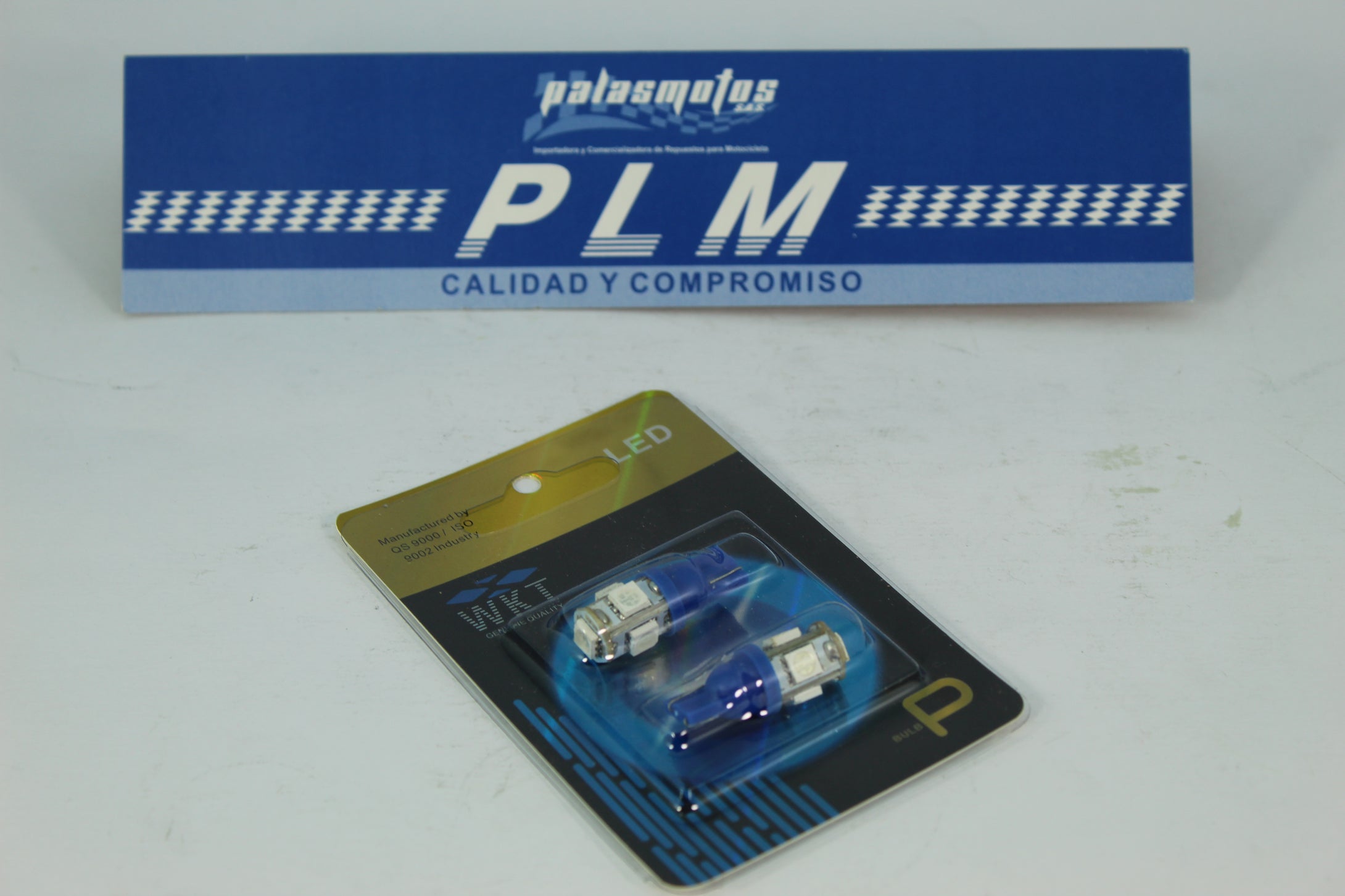 BOMBILLO BAYONETA 5-LED AZUL - PALASMOTOS S.A.S