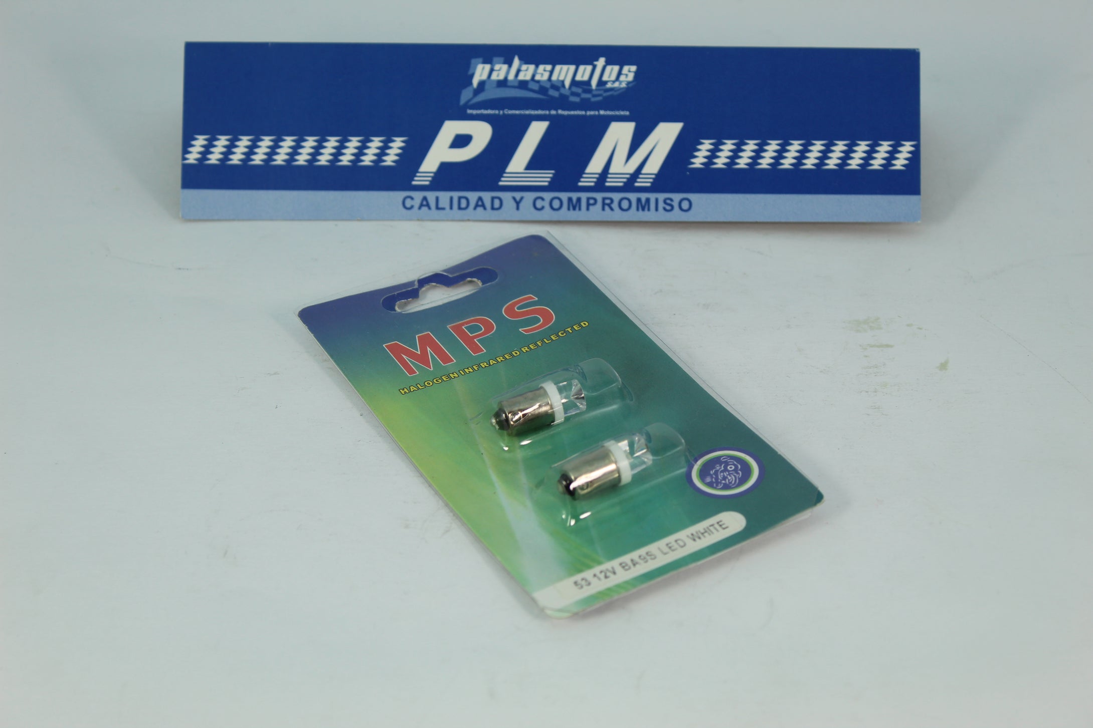 BOMBILLO PILOTO LED BLANCO - PALASMOTOS S.A.S